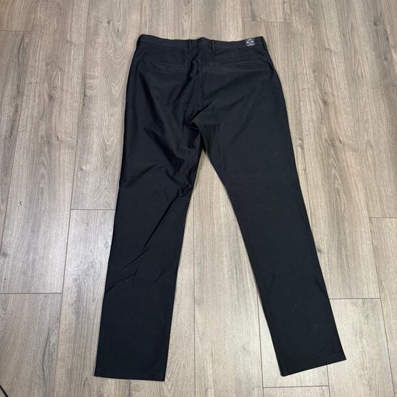 J.Crew Performance 1040 Athletic Tapered-Fit Tech Pants Mens 36x34 Black Stretch - Picture 7 of 10